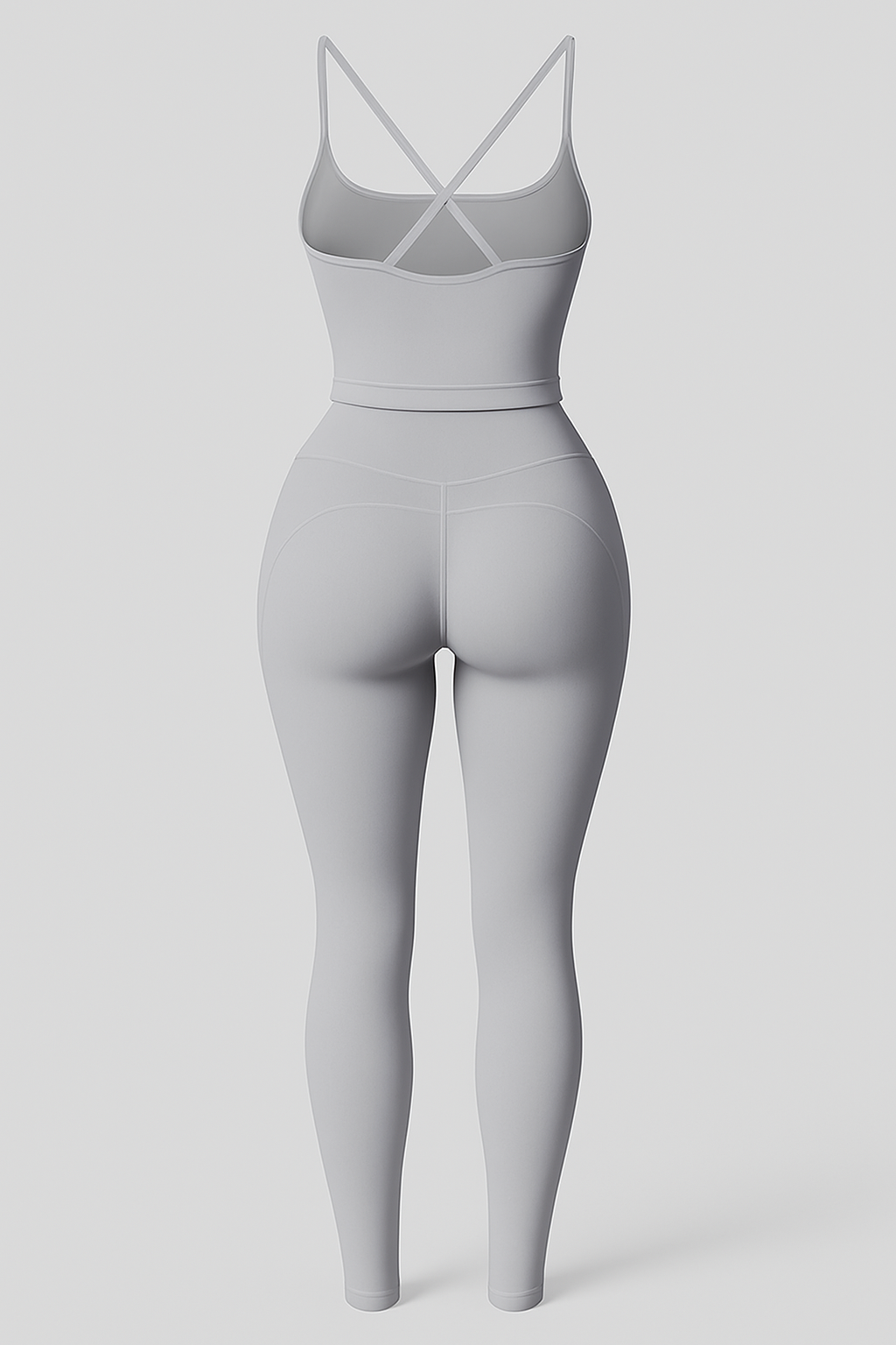 Essentials Ribbed Set - Chocolate | Gray