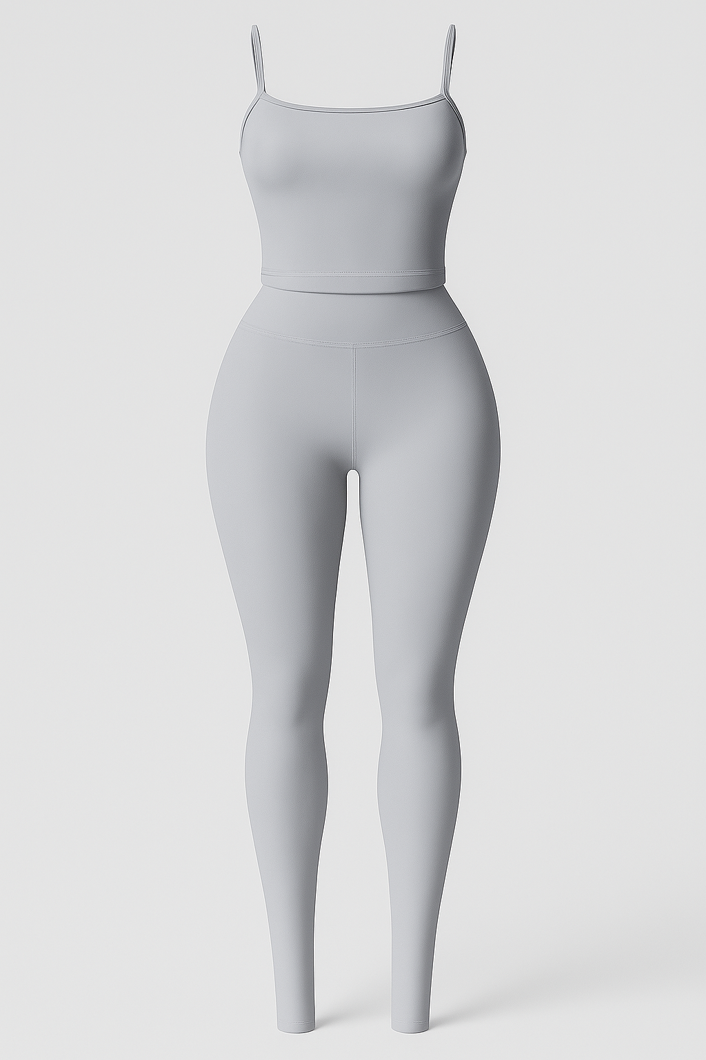 Essentials Ribbed Set - Chocolate | Gray