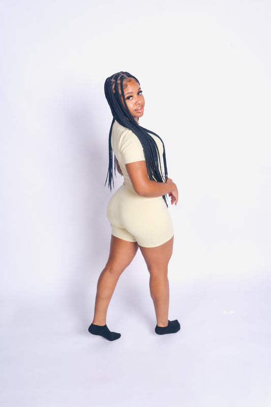Buttercup Sculpt Seamless Set - Creamy Yellow